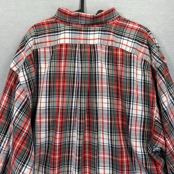 Ralph Lauren Men’s XL Golf Logo Embroidered Long Sleeve Plaid Button Down Pocket - Picture 10 of 11